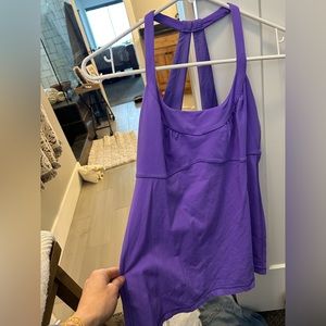 Lululemon size 6 purple tank
